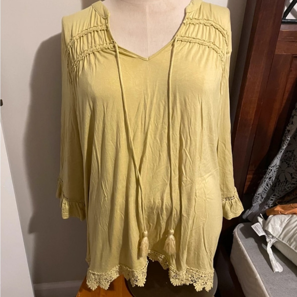 Plus boho top